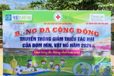 Bóng đá cộng đồng _ Truyền thông giảm thiểu tác hại của bom mìn, vật nổ năm 2024